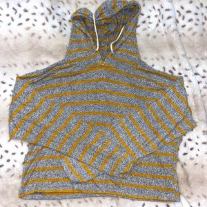 long sleeve shirt with hood